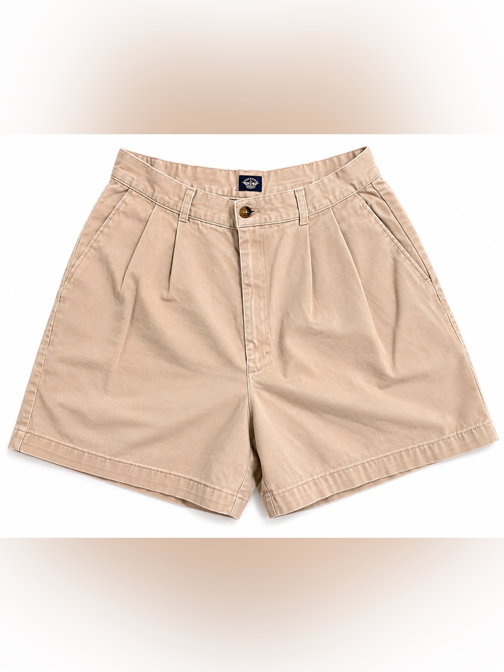 Vintage Dockers Classic khaki hi rise pleat shorts | vintage size 12